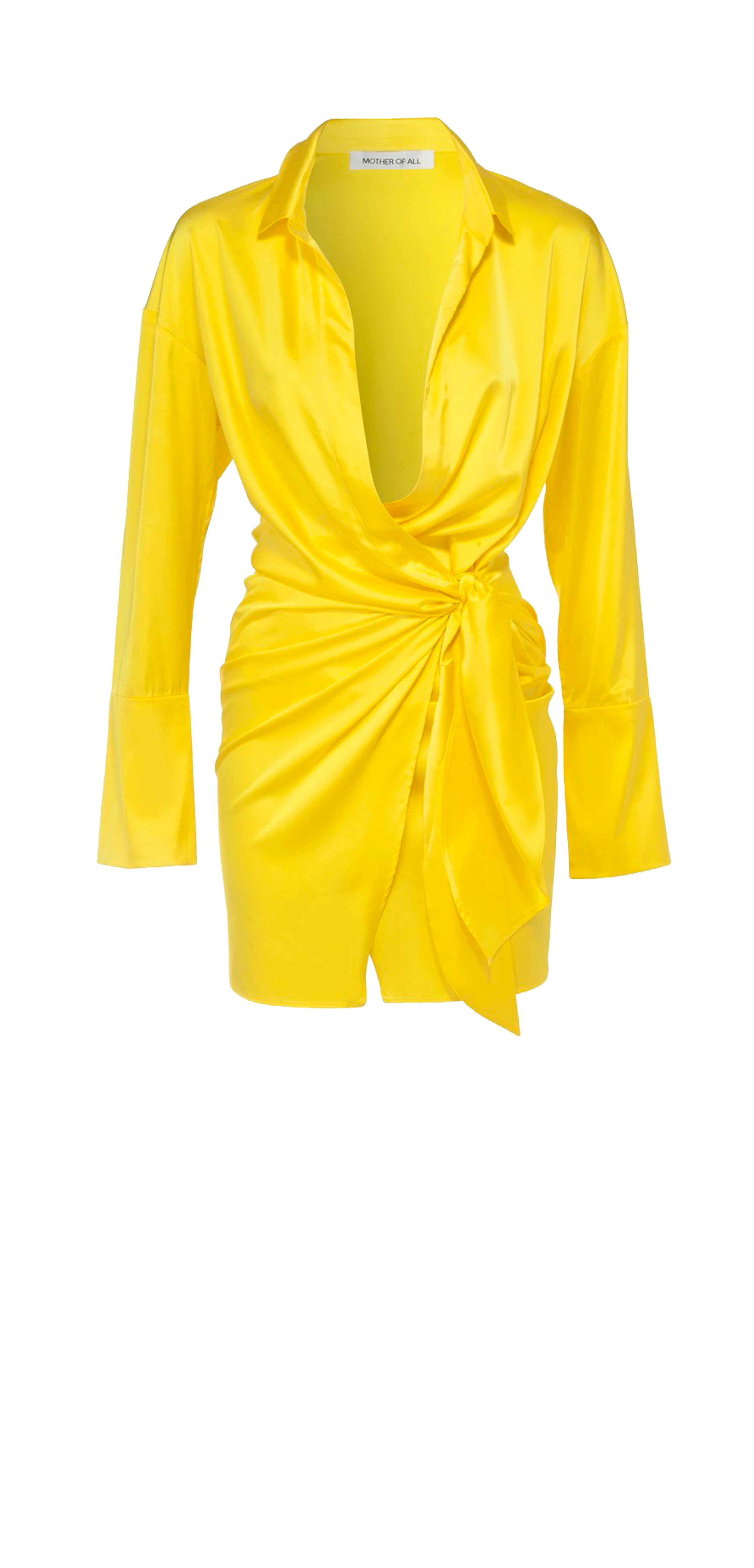 Gisele Mini Dress - Yellow