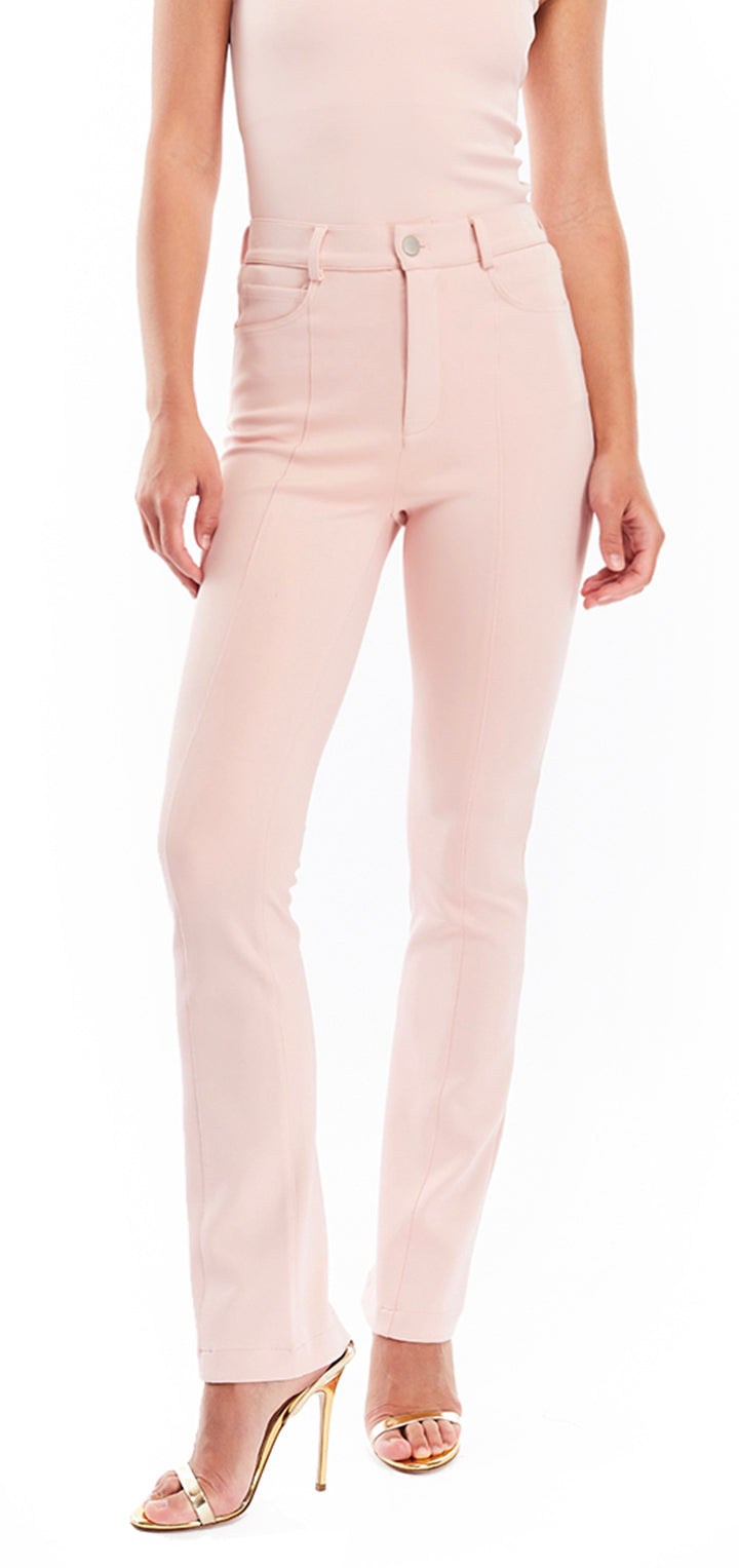 pale pink dress pants Women's Call It Even Wide Leg Dress Pants in Light Pink Size XL