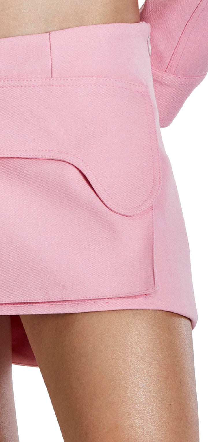 Sage Pocket Mini Skirt - Pink