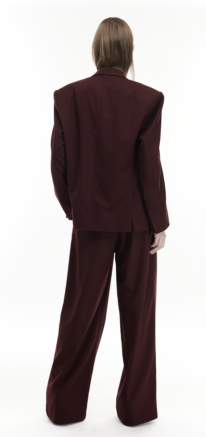 Doris jacket- Burgundy