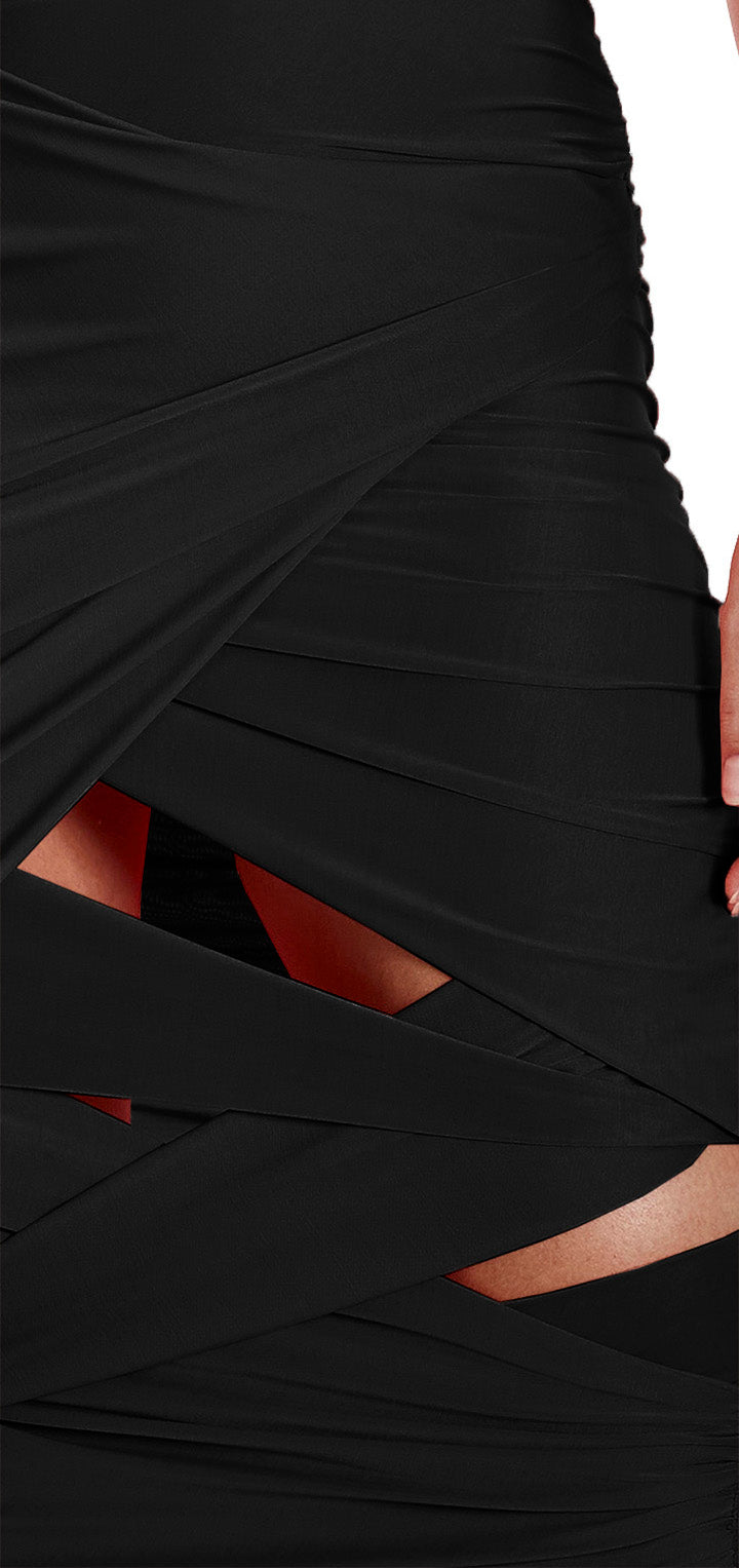 Dovima Midi Dress - Black