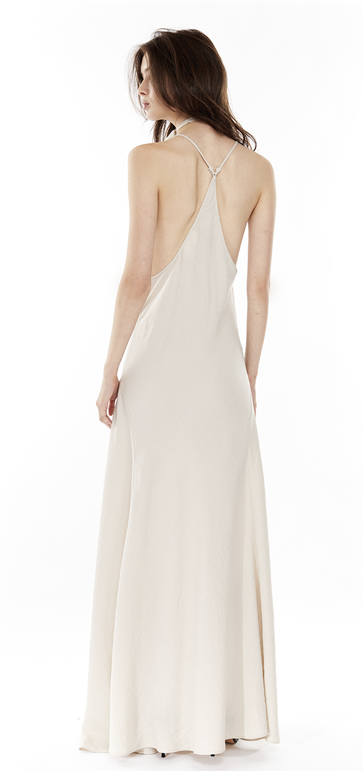 Fran belt dress- Cream
