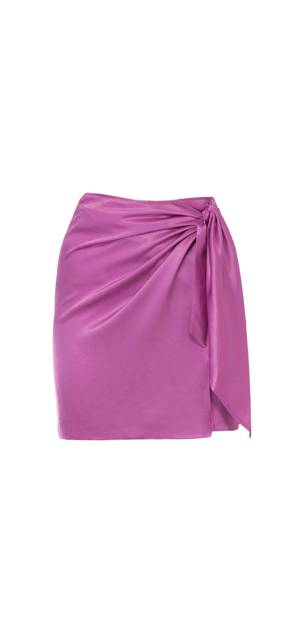 Adriana Mini Skirt - Purple