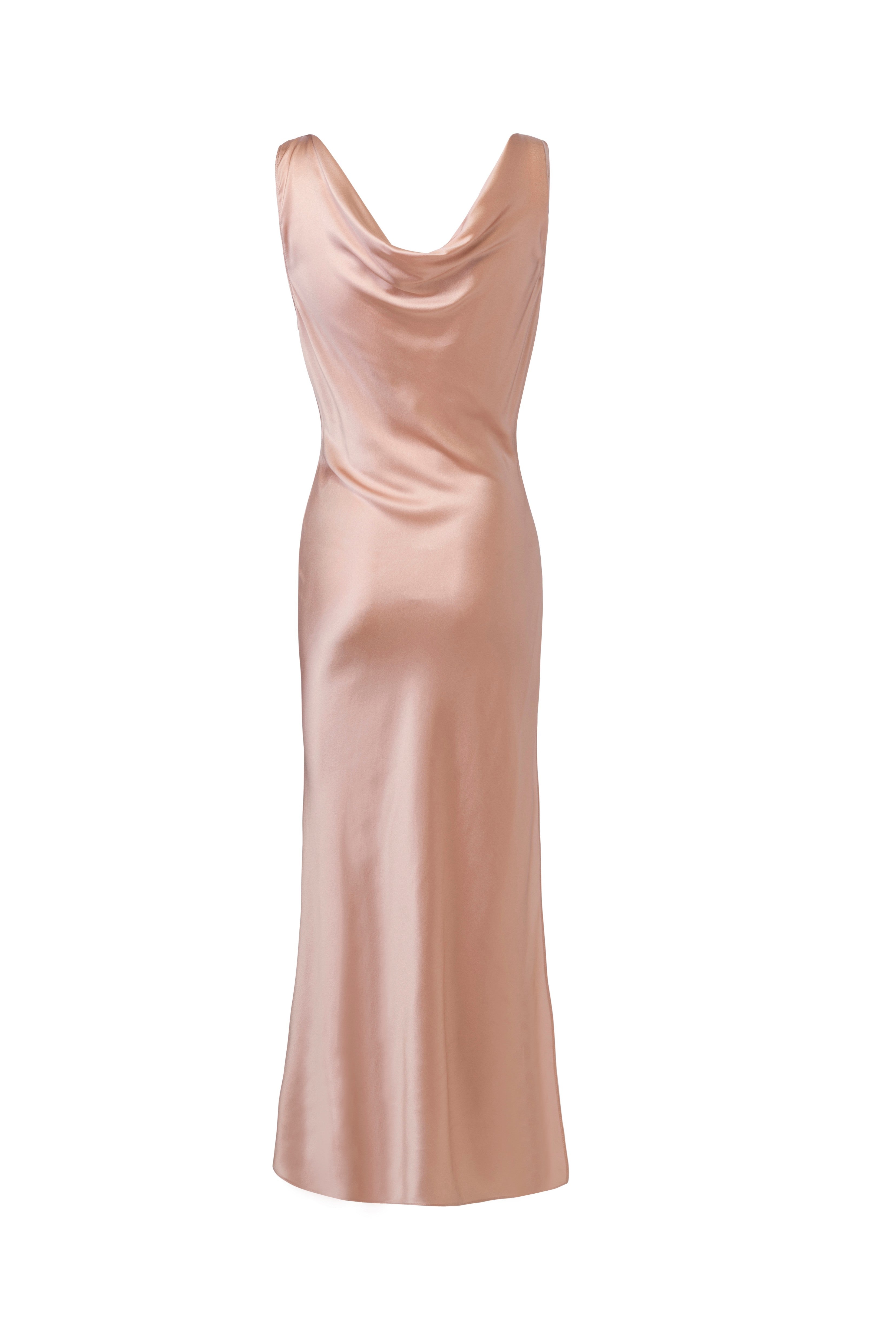 Venus Silk Dress - Pale Pink