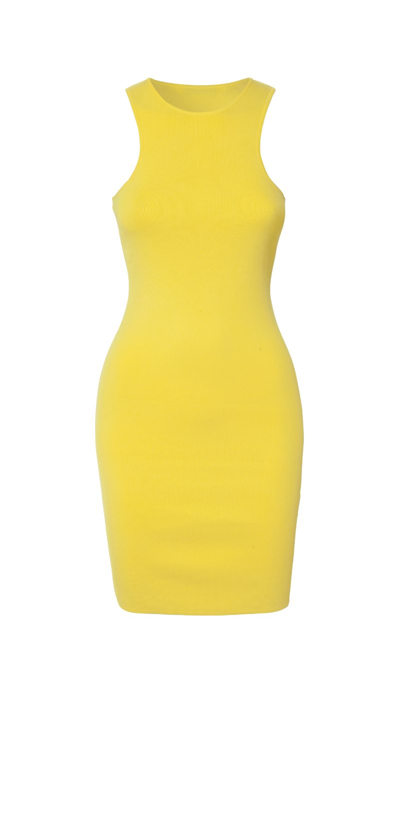 Dazy Knit Dress -Yellow
