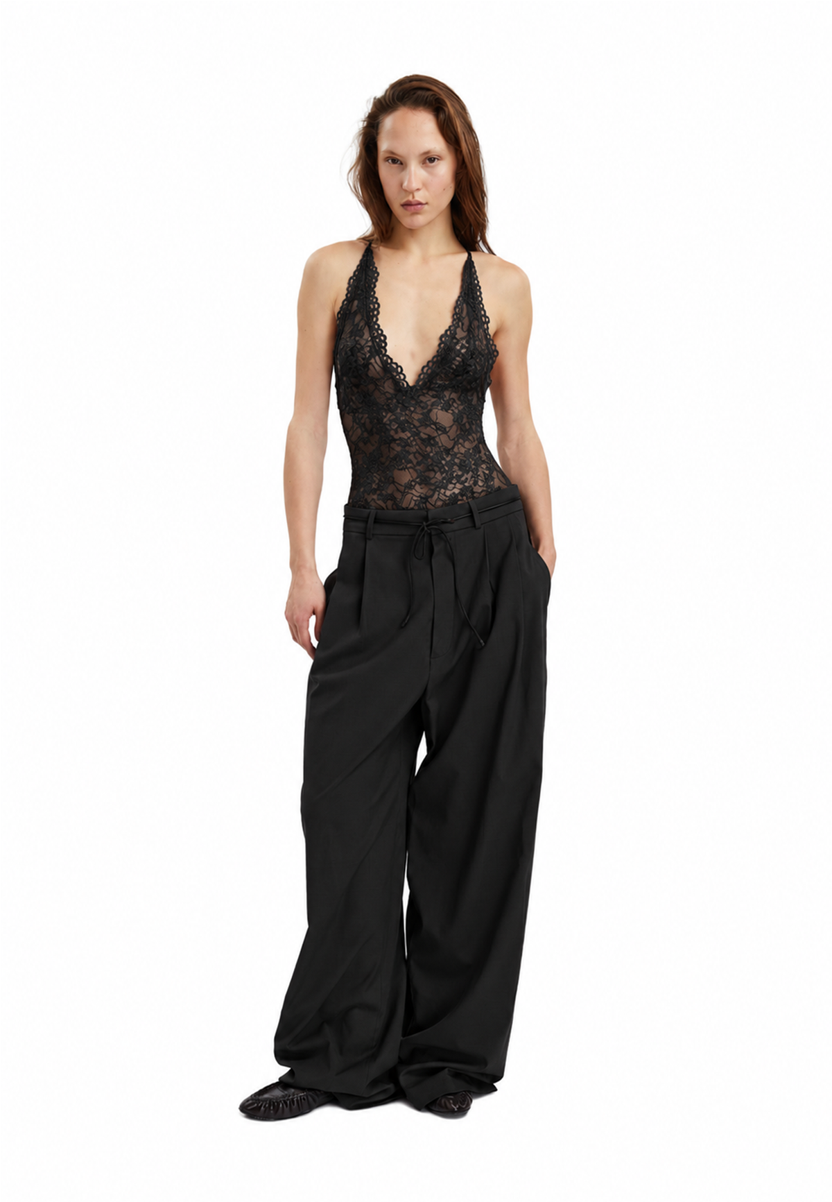 Fran lace bodysuit - Black