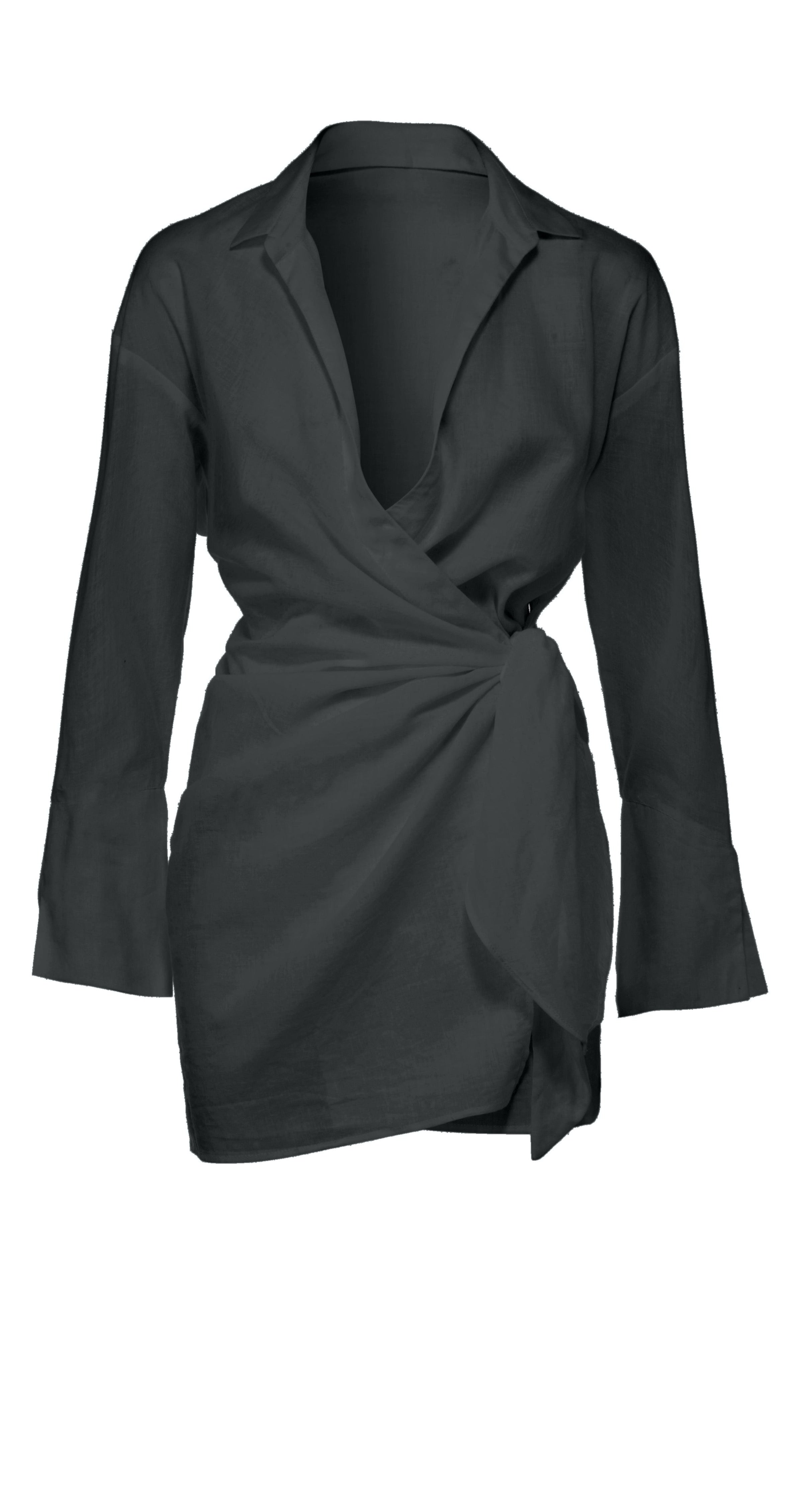 Gisele Cotton Dress - Black