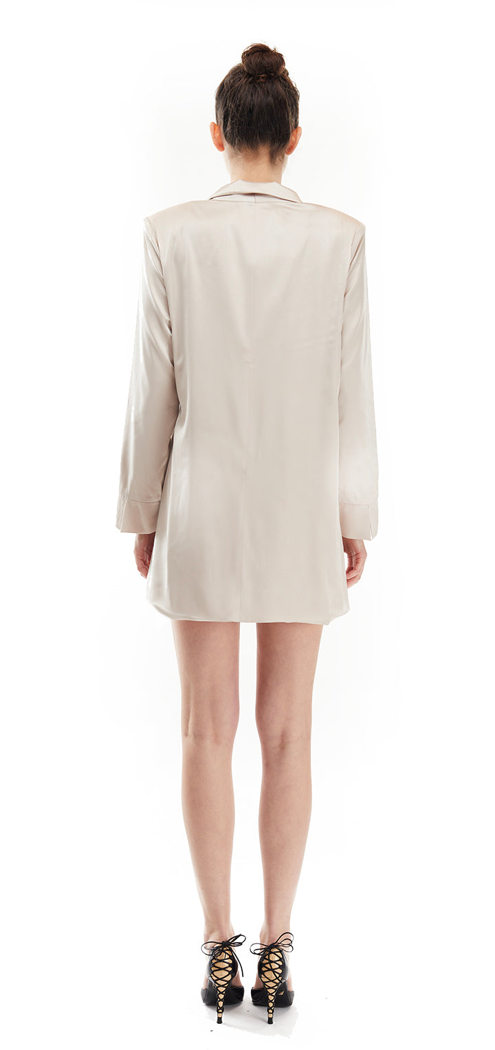 Pheobe Jacket Dress -Champagne