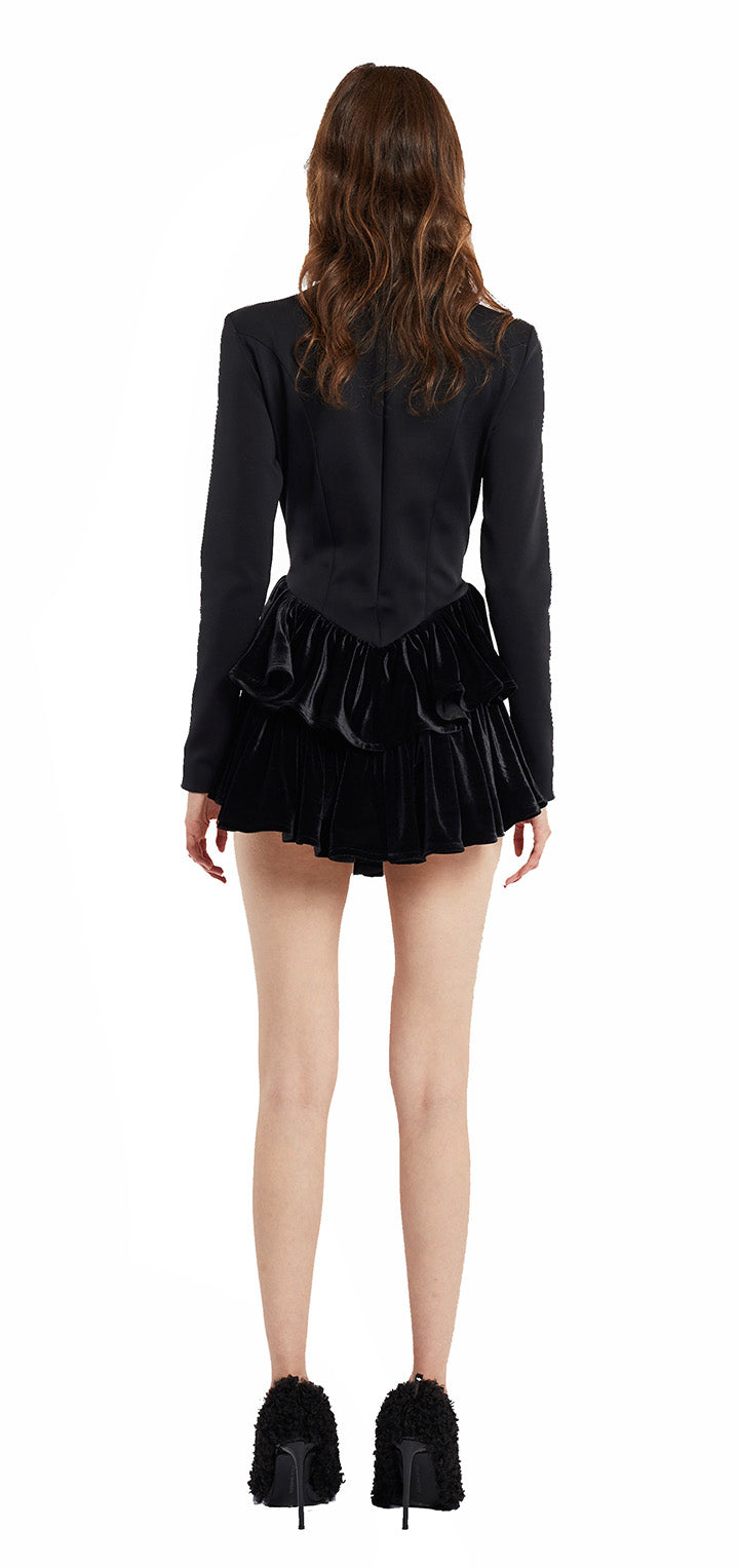 Cha mini dress- Black