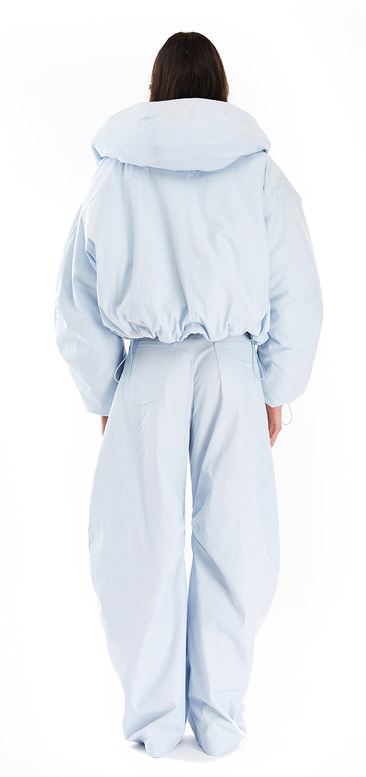 Juice crop Bomber- Light Blue