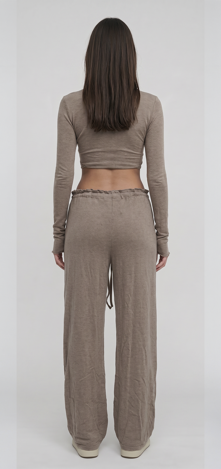 Papper ripple pants - Brown