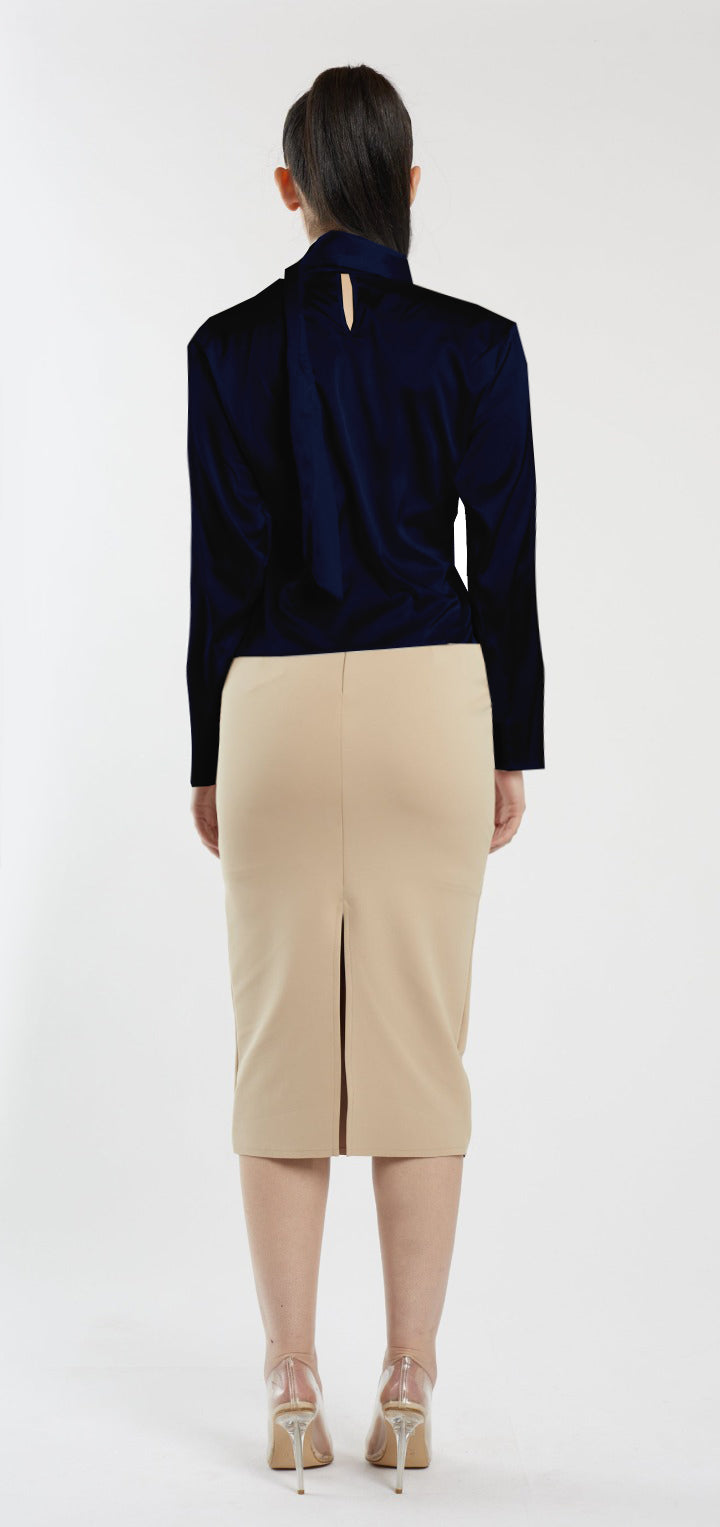 Cora Shirt - Navy Blue