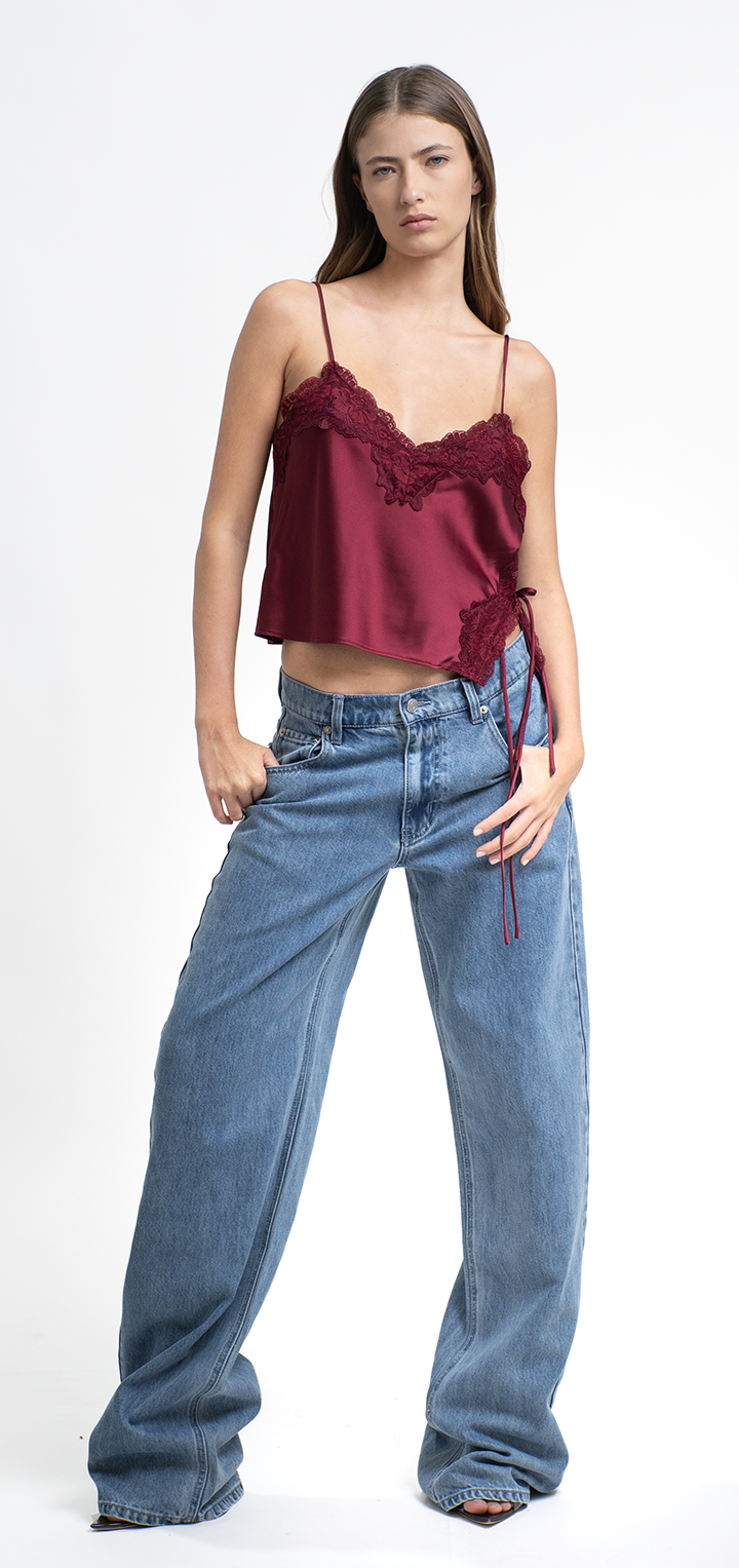 Mabel Top - Burgundy