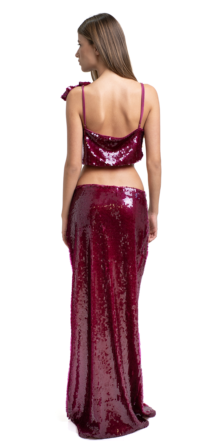 Mela sequins top - Pink